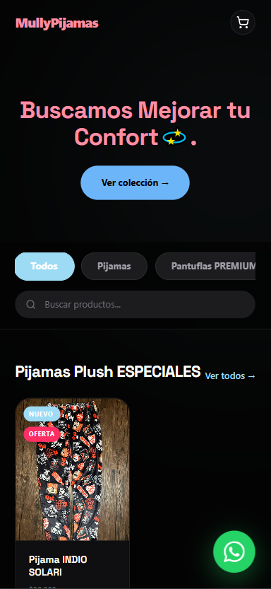 Catálogo en celular